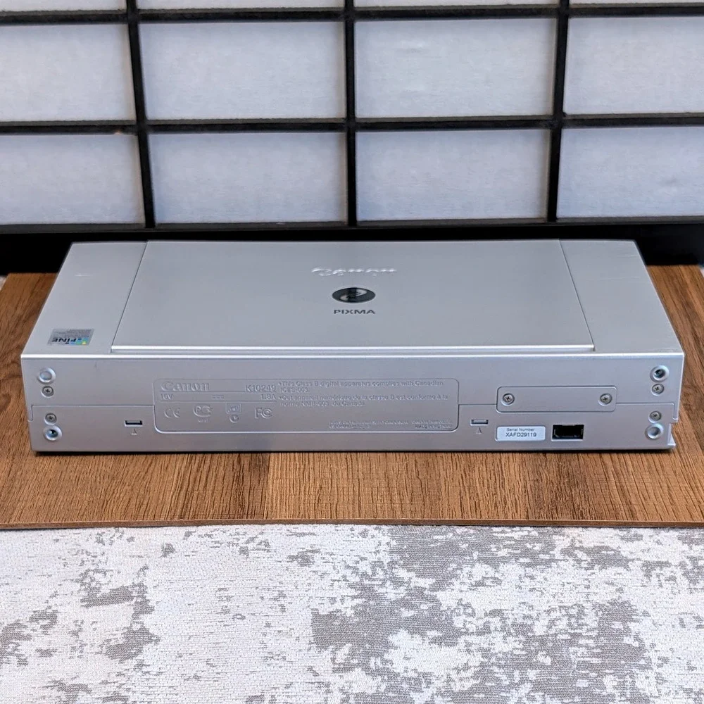 Canon PIXMA iP90 Mobile Photo Printer Silver Portable Inkjet K30244 Tested